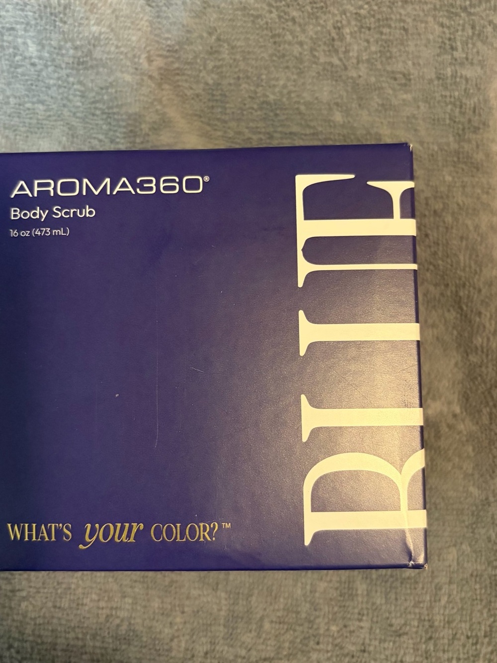 AROMA360 Purple Body Scrub - Gentle Exfoliating Cleanser for Women